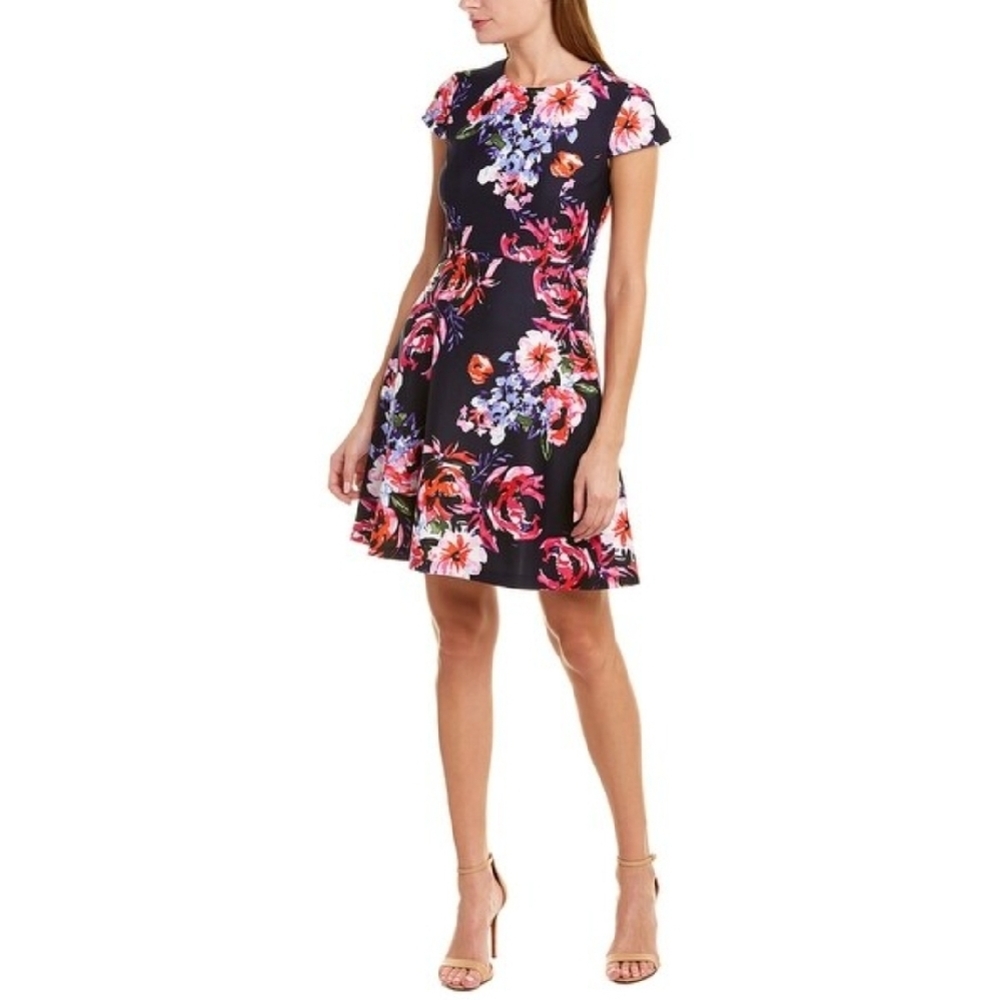 Floral Navy Dress